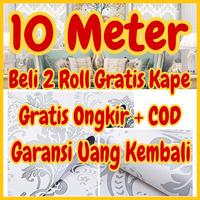 Gambar Wallpaper dinding kamar tidur stiker dinding MOTIF BATIK PREMIUM - BTK HTMPTH GOLD dari Juragan Wallpaper Tokopedia undefined 1 Tokopedia