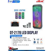 Gambar New Portable Speaker Bluetooth DAT Double 2x8" inchi+2MIC 2178 *MEDAN* dari winnerelectronicstore28 undefined 1 Tokopedia