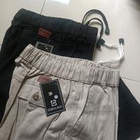 Gambar Celana Cargo Jumbo Pria Panjang Pinggang Karet/Melar 38 - 44 Big Size - Hitam, 42 dari Fatayah Shop undefined 4 Tokopedia