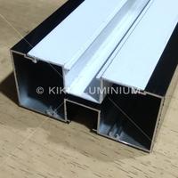 Gambar ALEXINDO - Profile Kusen Aluminium 3 Inch - 0412 - Tutup M Kusen Aluminium 3 Inch - Ukuran 5,77 cm - Tebal 1 mm - Panjang 600 cm (6 meter) - Putih Powder Coated dari Kiki Aluminium undefined 3 Tokopedia