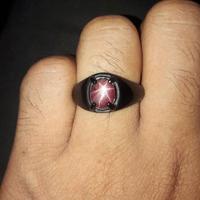 Gambar ! CINCIN BATU MULIA PERMATA RUBI STAR JELAS GARANSI NATURAL - - 7 dari DIAMOND CINCIN undefined 2 Tokopedia