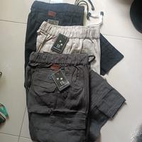 Gambar Celana Cargo Jumbo Pria Panjang Pinggang Karet/Melar 38 - 44 Big Size - Hitam, 42 dari Fatayah Shop undefined 5 Tokopedia