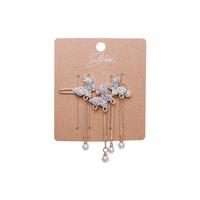 Gambar Stroberi Gold Hanging Hairclip Series - 3ButterlyPearl dari Stroberi Accessories undefined 3 Tokopedia