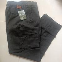 Gambar Celana Cargo Jumbo Pria Panjang Pinggang Karet/Melar 38 - 44 Big Size - Hitam, 42 dari Fatayah Shop undefined 3 Tokopedia