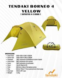 Gambar TENDAKI Borneo 4 double layer Tenda Outdoor-Camping-Hiking - Borneo 4 orange dari TENDAKI undefined 2 Tokopedia