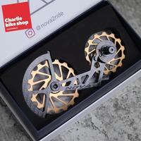 Gambar ST PULLEY NOVA RIDE 2ND GEN OSPW SHIMANO R8000-R9150 CERAMIC 14-17T - Gold dari Farida Speed ID undefined 1 Tokopedia