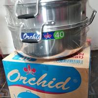 Gambar panci klakat kukusan susun 3 diameter 40cm orchid dari ar rahman perabot undefined 5 Tokopedia