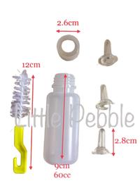 Gambar FEEDING KIT I BOTOL SUSU KUCING ANJING DOG CAT MILK PET BOTTLE 60ML dari Gudang Kucing undefined 3 Tokopedia