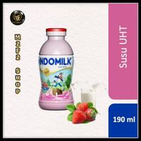 Gambar Susu Steril Indomilk Botol Pet Stroberi | Strawberry - 190 ml (Satuan) dari M2F2 Shop - Paseban undefined 3 Tokopedia