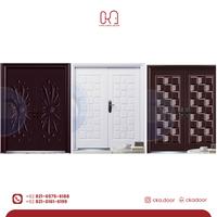 Gambar Pintu Baja/Besi Double Utama Lengkap Full 1 Set Ukuran 216 x 155 cm - PPLI-8041-8D, Bukaan Kiri dari Cka Door and window undefined 1 Tokopedia