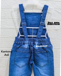 Gambar celana panjang kodok jeans anak perempuan 4-12th/ overall/ wearpack - 4th dari Kelmoshop undefined 4 Tokopedia