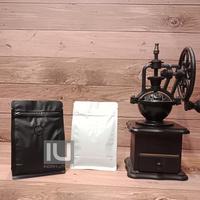 Gambar Kemasan Kopi Flat Bottom Zipper Atas 100 gr - Hitam, Non Valve dari INDAH UTAMA IUCOFF undefined 1 Tokopedia