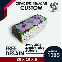 Gambar CETAK DUS BOX KEMASAN MAKANAN CUSTOM IVORY 300 dari titipcetak-id undefined 1 Tokopedia