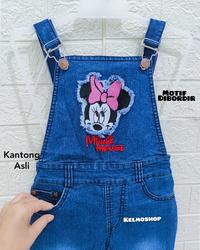 Gambar celana panjang kodok jeans anak perempuan 4-12th/ overall/ wearpack - 4th dari Kelmoshop undefined 2 Tokopedia