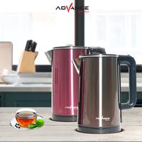 Gambar Advance AK-185 / AK185 Teko Listrik Electric Kettle Ukuran 1.8 Liter - Wine Red dari Gaming Plus Store undefined 2 Tokopedia