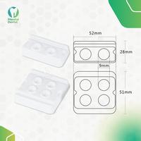 Gambar TEMPAT BONDING MIXING WELL CONTAINER TRAY DENTAL DISPOSABLE - 4 hole dari Macclai Dental undefined 2 Tokopedia