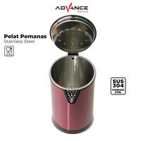 Gambar Advance AK-185 / AK185 Teko Listrik Electric Kettle Ukuran 1.8 Liter - Wine Red dari Gaming Plus Store undefined 5 Tokopedia