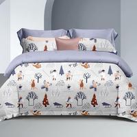 Gambar sprei sutra organik sutra Tencel 60's edisi Natal 1 UK.180x200x30 dari sprei alhusna undefined 1 Tokopedia