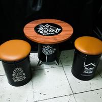 Gambar Harga Lelang!! Kursi Tong Kaleng Asli (Bukan Duplek) Set 2 Kursi 1 - Hitam Polos, Alas Busa Hitam dari SogutCase undefined 1 Tokopedia