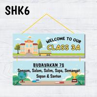 Gambar Hiasan Kelas Gantungan Pintu CUSTOM Dekorasi Sekolahan Papan Nama - SHK1 dari Rumah Kreatifa_NEW undefined 3 Tokopedia