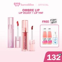 Gambar [COLAB FIBEMINI EXCLUSIVE] BNB barenbliss Ombre Lip Tint x Lip Velvet - 08 Peace Out, 01 Blushed dari barenbliss undefined 1 Tokopedia