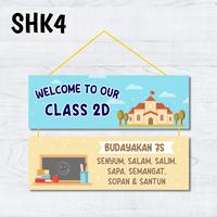 Gambar Hiasan Kelas Gantungan Pintu CUSTOM Dekorasi Sekolahan Papan Nama - SHK1 dari Rumah Kreatifa_NEW undefined 2 Tokopedia