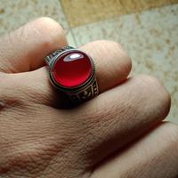 Gambar cincin batu akik red baron kristal giwang natural dari Gallery-stone93_NEW undefined 1 Tokopedia