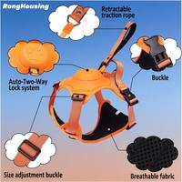 Gambar tali tuntun anjing otomatis automatic adjustable dog harness collar auto lock retractable - size M dari acosonic undefined 2 Tokopedia