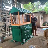 Gambar gerobak kayu umkm dari kayujatijepara1 undefined 1 Tokopedia
