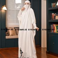 Gambar Andalusia Bargo long gamis by syeima.id khimar franch khimar bergo - navy, All Size dari syeima id undefined 5 Tokopedia