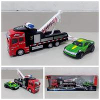 Gambar Diecast Truk Derek & Mobil Alloy - Mainan Set Miniatur Truck Towing - Kecil B dari Suka-Suka Project undefined 1 Tokopedia