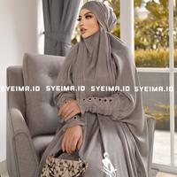 Gambar Andalusia Bargo long gamis by syeima.id khimar franch khimar bergo - navy, All Size dari syeima id undefined 2 Tokopedia
