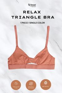 Gambar Sare Studio Padma Tencel Triangle Bra In Rosewood -Gratisongkir - S dari TOKO NICES undefined 1 Tokopedia
