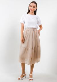 Gambar LLACES Clothing - Blouse Wanita - Basic Tee Blouse with Crystal -White - S dari LLACES Clothing undefined 5 Tokopedia