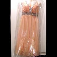 Gambar Elegan Party Midi Dress - Peach dari V1 Boutique undefined 1 Tokopedia