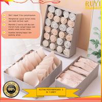Gambar KotaPenyimpanan Pakaian Dalam Set 3in1 Organizer Box Storage Underwear - 6 Slot pink dari Ruyigoldshop undefined 1 Tokopedia