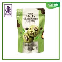 Gambar Matcha Choco Chips Cookies - Gluten Free Matcha Cookies 70gr dari Nourish Indonesia undefined 1 Tokopedia