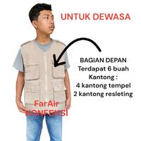 Gambar ROMPI LAPANGAN KING-ROMPI 511-ROMPI TACTICAL-ROMPI KEGIATAN - Abu-abu, L dari FARAIR KONFEKSI undefined 3 Tokopedia