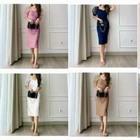 Gambar dress wanita/dress remaja/baju pesta/baju natal/midi dress/baju kantor dari Hartini.Store undefined 5 Tokopedia