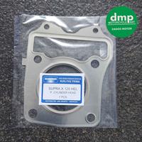 Gambar Paking Gasket Perpak Cylinder Silinder Head Atas SUPRA X 125 HELM IN dari DMP MOTORCYCLE PART undefined 1 Tokopedia