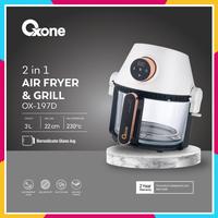 Gambar Oxone OX197D OX-197D 2in1 Air Fryer and Grill Multi Function Anti Leng - Putih dari Home Electro undefined 1 Tokopedia
