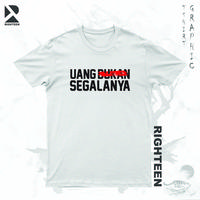 Gambar KAOS UANG BUKAN SEGALANYA BAJU TERBARU TAPI UANG SEGALANYA - Hitamlgnpndk, S dari righteen.id undefined 2 Tokopedia
