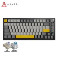 Ajazz Ak820 GTS Pro 75% Triple Connection Mechanical Gaming Keyboard - Grey Star, Flying Fish Sw - foto 2
