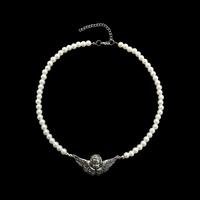 Gambar Angel Pearl Neckl Kalung Mutiara Malaikat Style Hip-Hop Terbaru dari savinghoo undefined 3 Tokopedia