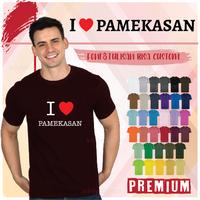Gambar KAOS I LOVE PAMEKASAN PRIA WANITA PREMIUM 7200 DEWASA S/D JUMBO - XL dari Winly Custom undefined 1 Tokopedia
