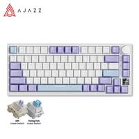 Ajazz Ak820 GTS Pro 75% Triple Connection Mechanical Gaming Keyboard - Grey Star, Flying Fish Sw - foto 3