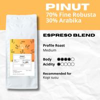 Gambar PINUT 1000GR - Premium Blend Roasted Beans 1000gr - GILING SEDANG dari Padaoholso Kopi Indonesia undefined 1 Tokopedia