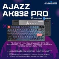 Gambar Keyboard Mechanical Ajazz AK832 PRO LED Screen LowProfile 3 Connection - Red Switch dari Gaming Distro undefined 1 Tokopedia