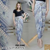 Gambar ZWY Rok Lilit Batik Bawahan Kebaya Kain Serut Instan Free Ring - Rajawali Gold dari Hadinataz undefined 5 Tokopedia