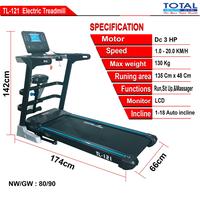 Gambar Treadmill Elektrik Besar TL 121 Ws dari indo gym center undefined 2 Tokopedia